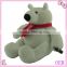 Plush toy adult polar bear costume