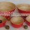 lacquered bamboo bowl