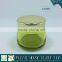 120ML Green and Pink coloured glass cosmetic jar
