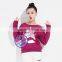 Custom wholesale printed crewneck hoody
