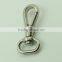 High quality bag accessories 20mm fashion shiny metal key chain snap hook