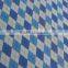 nylon lingerie fabric blue diamond checks on white polyester milk fiber Spandex print fabric