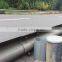 Hot rolled spraying plastics Q235 steel two beam guard rail, galvanized highway guardrail