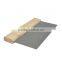 120mmSquare Scrapre with wooden handle, carbon steel normal polished blade