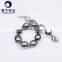 high quality fashionable genuine black pearl bracelet for men bracelet pearls with 925 silver clasp