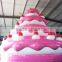 Happy Birthday Inflatable Cake Model for Decoration/advertising