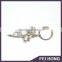 Custom design shiny nickle special shape key holder