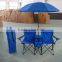 Folding Double Beach Chair Parts with OEM umbrella