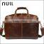 Men's Genuine Leather 15.6" Laptop Messenger Shoulder Bags Briefcase