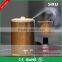 150ml bamboo shell pp water tank electric essential oil ultrasonic led diffuser