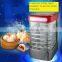 U-Style glass cover display food steamer(5 layers rack)