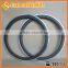CarbonbikeKits CA50-23 50mm Clincher Carbon Fiber Bike Rim With Alloy Braking Surface