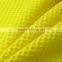 280gsm brilliant yellow and hexagonal mesh fabric for dress and garments