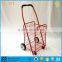 2015 new design market foldable shopping basket stair climbing trolley