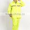 High Visibility reflective safety pvc raincoat