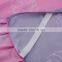 Home Bedding Polyester Floral Design Grey Pink Bed Skirt