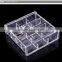 Hot sele acrylic jewelry case material acrylic drawer storage organizer clear small acrylic box transparent acrylic box