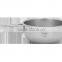 Titanium metal stainless camping Outdoor Picnic folding bowl