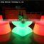 Popular Modern Hotel leisure LED Light Up Sofa Furniture led round table nail bar furniture