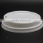Wholesale Disposable white plastic flat lids with a hole