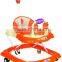 plastic light rocking/rolling folding cheap baby walker stroller/car with big canopy sunshade