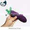 Eggplant shape rope pet toy manufacturer