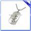 Manufacture Aluminum Custom Shaped Gold Dog Tags