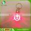 Fashion and popular design 1 LED plastic mini led flashlight keychain