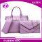 Wholesale gray designer handbags ladies black bag pu leather handbag