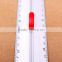 8''/12" Aluminum Ruler with red Finger Grip,aluminum level ruler with handle