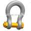 drop forged hardware alloy steel/carbon steel G2130 omega shape shackle(carbon steel)