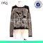 women long sleeve instasia entagram pattern pullover