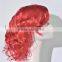 Halloween Red short kinky curls wig synthetic costume wig N270