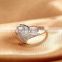 latest fashion 925 sterling silver zircon engagement rings