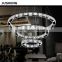 Hot Sell Modern Crystal LED Round 20cm Circle Chandelier Pendant Lights For Home Hotel Restaurant