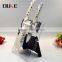 Modern stainless steel acrylic knife display stand