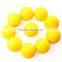 10pcs Yellow Soft Elastic Indoor Practice PU Golf Balls Training Aid