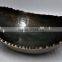 Aluminium Metal Fruit Candy Bowl Oval Copper Finish