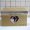 Excellent gold storage boxes / wedding card boxes with photo frame