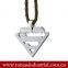 Custom metal blank dog tag with necklace /with silicone