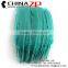 ZPDECOR Factory Exporting Beautiful Colored Peacock Blue Solid Color Turkey Feathers for Fashion Show