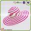 Wholesale Summer Women Foldable Straw Boater Cap Hat