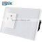 EU Standard Usb Wall Socket With Touch Light Switch