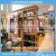 wood clothes display racks for specialty store