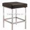 Bathroom Chrome Black Vanity Stool