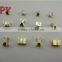 Zipper Brass Metal H Type Bottom Stop and U Type Top Stop