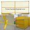 Canadian temporary wire fence 6x9.5ft powder coated road fence panel