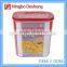 Hot sale safe food exquisite natural tanks plastic food storage container