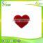 Wholesale home textile mini heart red pillows