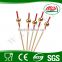 custom colored decoration natural bamboo skewer